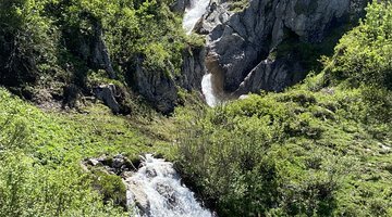 Wasserfall beim Widderstein