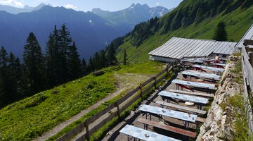 Sonnenterrasse der Sölleralpe