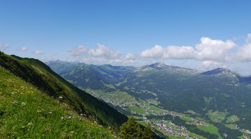 Blick ins Kleinwalsertal