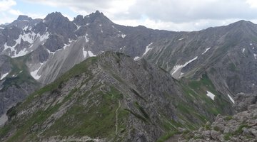 Ausblick Walser Klettersteig