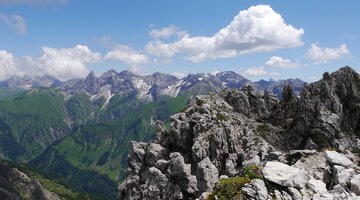 Im Gipfelbereich des Nördlichen Schafalpenkopfes