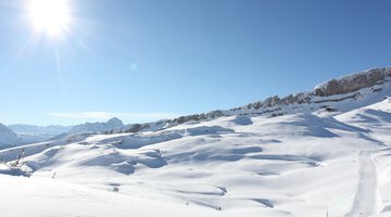 Gottesacker mit Panoramaweg und Skigebiet Ifen