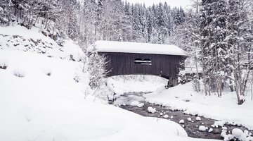 Leidtobelbrücke unterhalb von Hirschegg