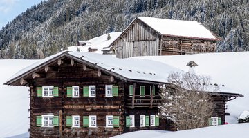 Walserhaus im Winter