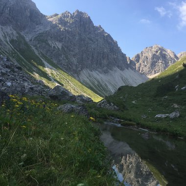 Wanderweg im Kleinwalsertal