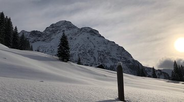 Winterwandern: Winterwanderweg Bärgunttal