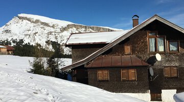 Schwarzwasserhütte im Winter