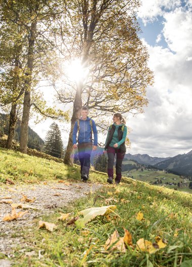 © Kleinwalsertal Tourismus eGen • Fotograf: Dominik Berchtold