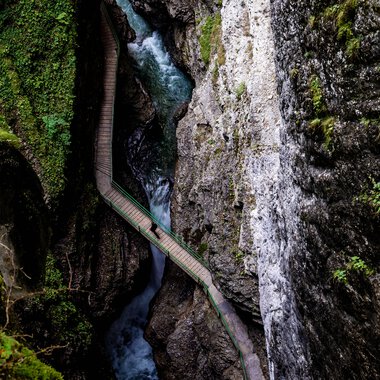 © Kleinwalsertal Tourismus eGen • Breitachklamm • Fotograf: Domink Berchtold